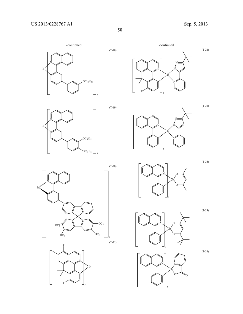 MATERIALS FOR ORGANIC ELECTROLUMINESCENT DEVICES - diagram, schematic, and image 53