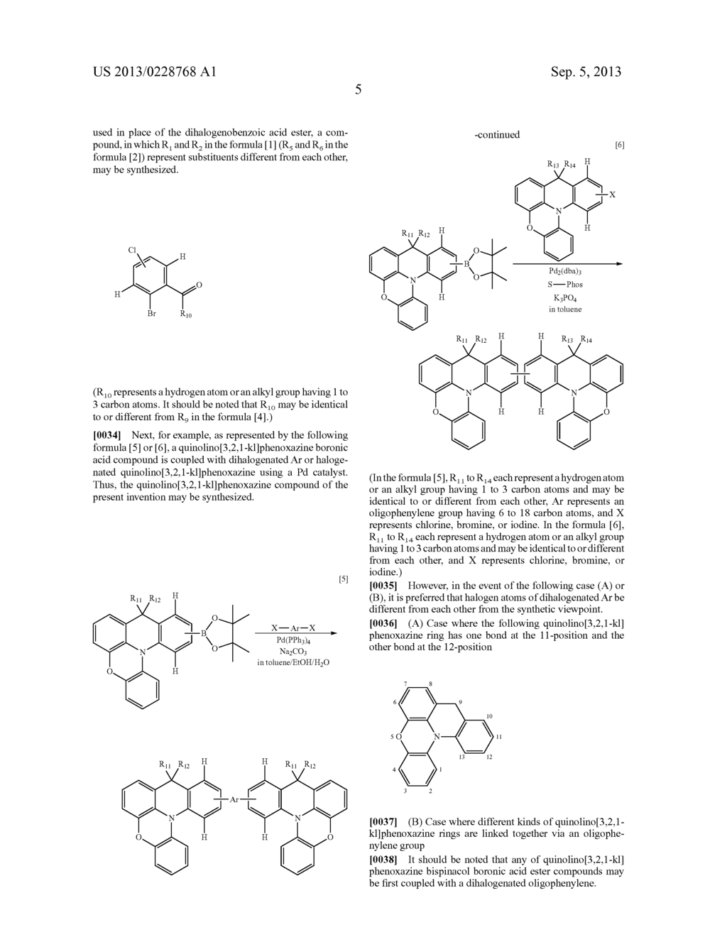 QUINOLINO[3,2,1-KL]PHENOXAZINE COMPOUND AND ORGANIC LIGHT EMITTING ELEMENT     USING THE SAME - diagram, schematic, and image 07