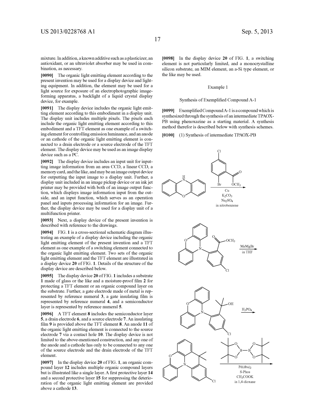 QUINOLINO[3,2,1-KL]PHENOXAZINE COMPOUND AND ORGANIC LIGHT EMITTING ELEMENT     USING THE SAME - diagram, schematic, and image 19