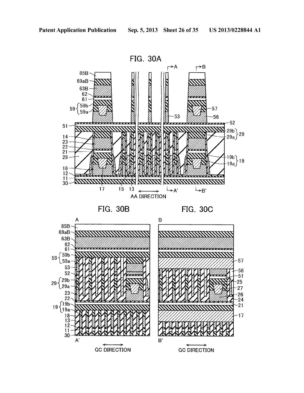 NONVOLATILE SEMICONDUCTOR MEMORY DEVICE AND METHOD FOR MANUFACTURING THE     SAME - diagram, schematic, and image 27