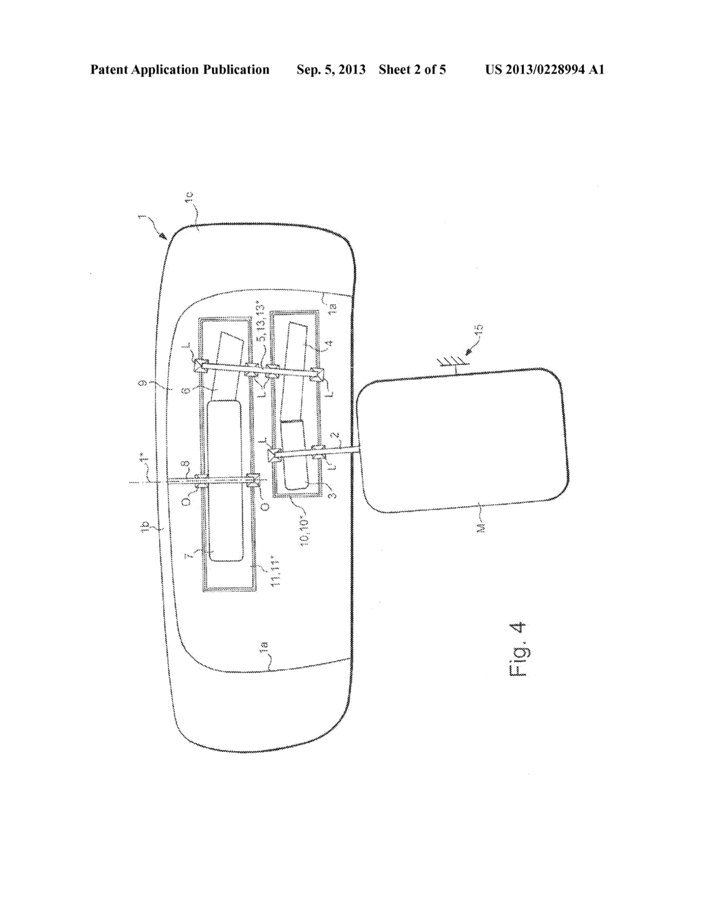 Single Wheel Suspension of a Non-Steerable Driven Wheel of a Two Track     Vehicle - diagram, schematic, and image 03