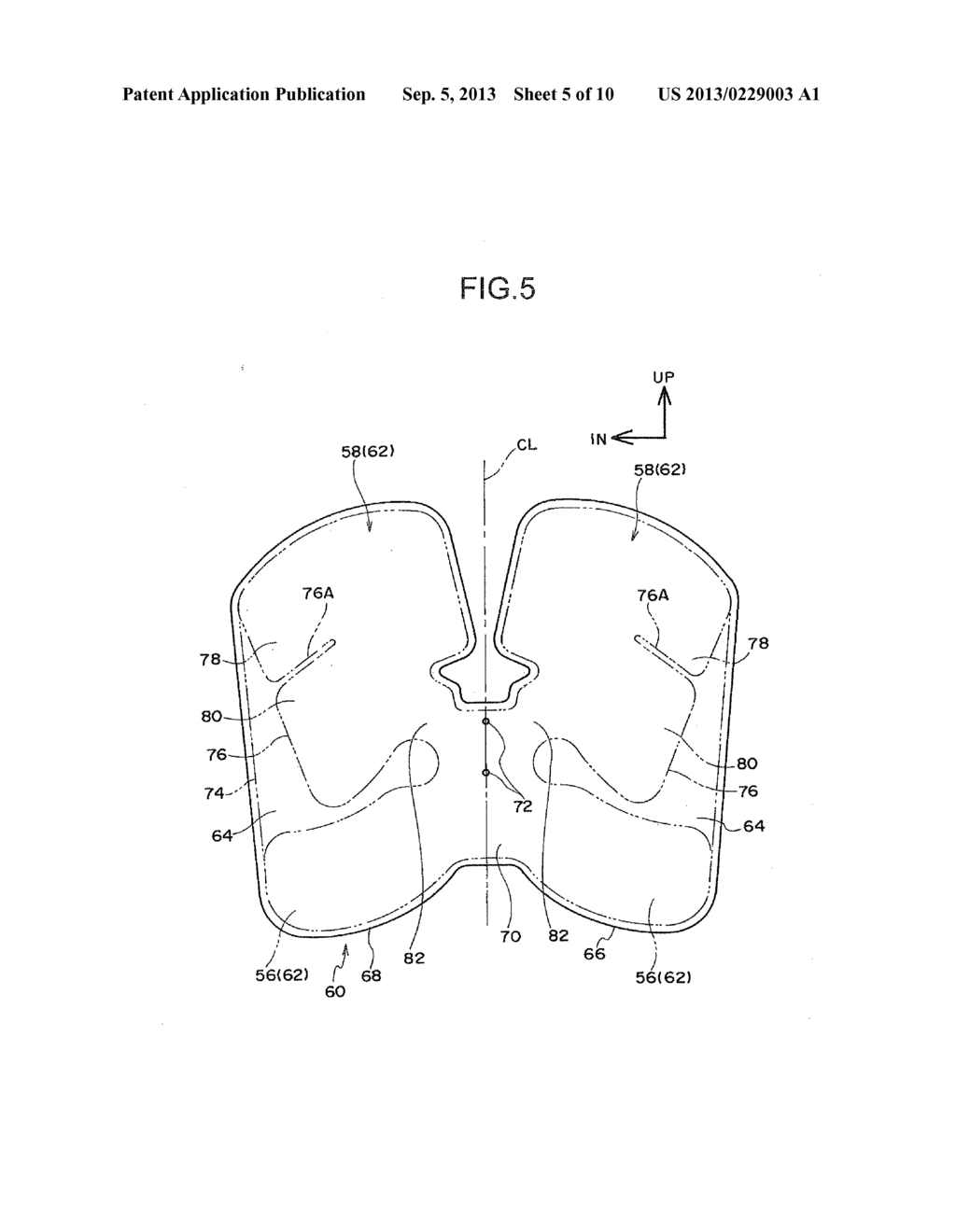 SIDE AIRBAG DEVICE FOR VEHICLE - diagram, schematic, and image 06