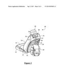 SEAT WITH STOWABLE SECURING SYSTEM diagram and image