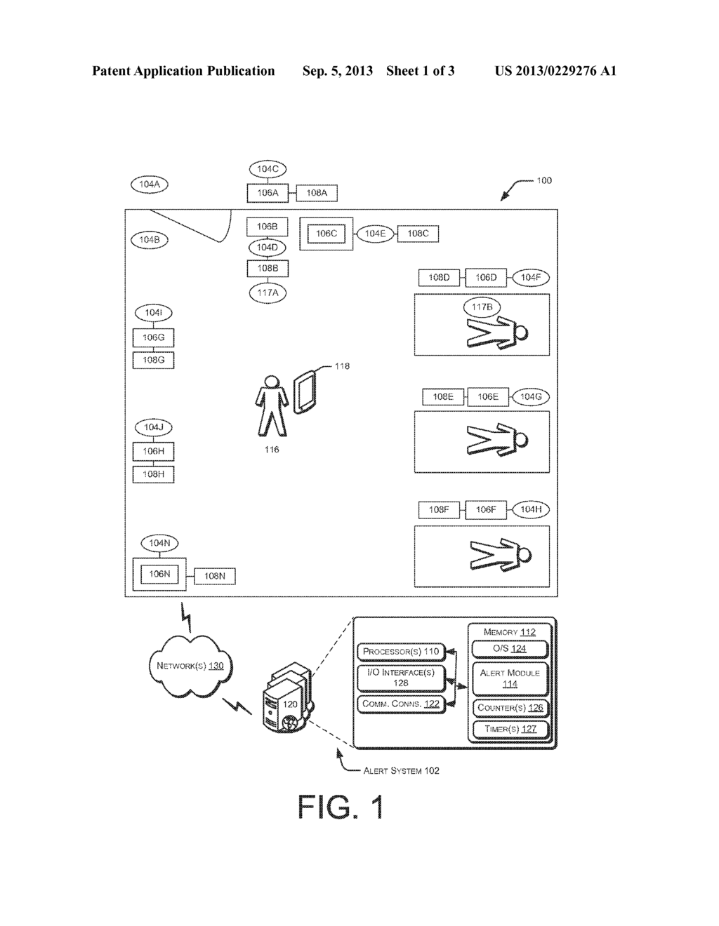 Systems and Methods for Providing Hand Washing and Sanitizing Alerts - diagram, schematic, and image 02