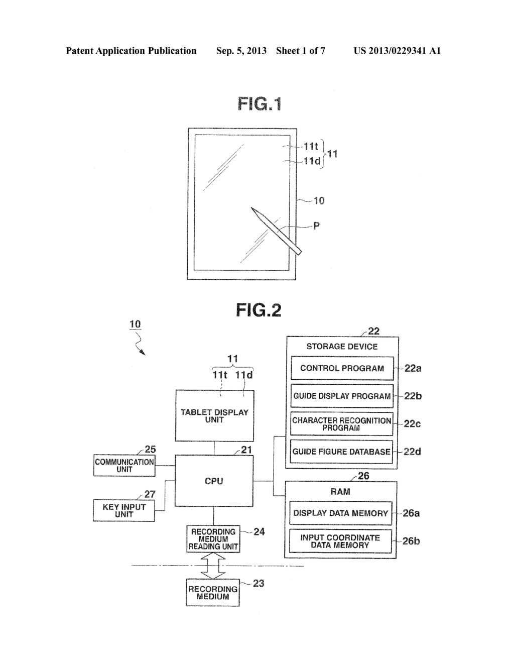 HANDWRITING INPUT DEVICE AND COMPUTER-READABLE MEDIUM - diagram, schematic, and image 02