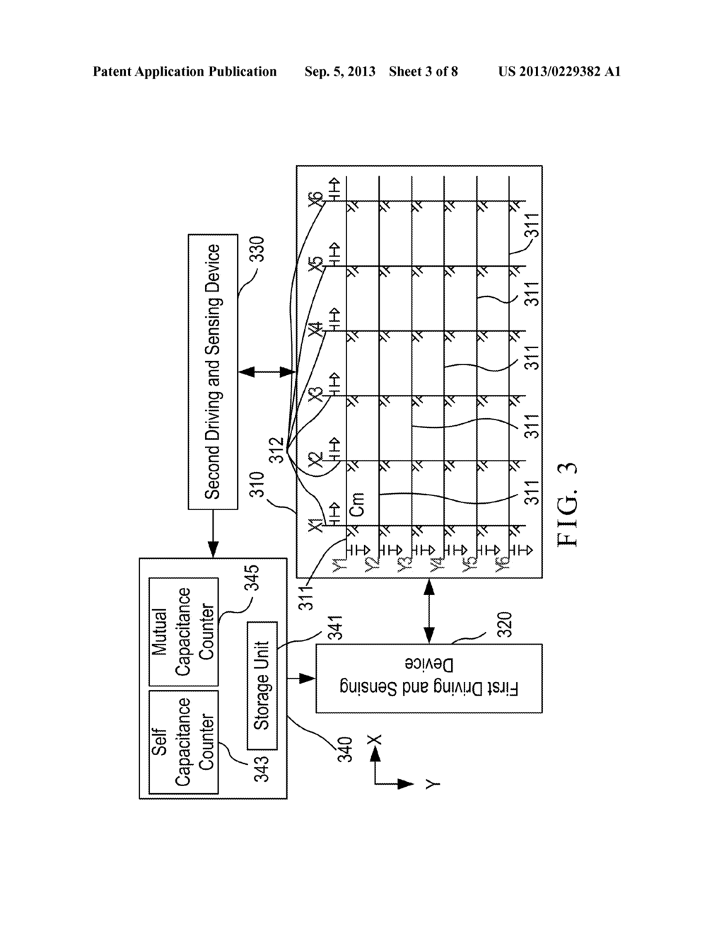 LOW POWER SWITCHING MODE DRIVING AND SENSING METHOD FOR CAPACITIVE     MULTI-TOUCH SYSTEM - diagram, schematic, and image 04