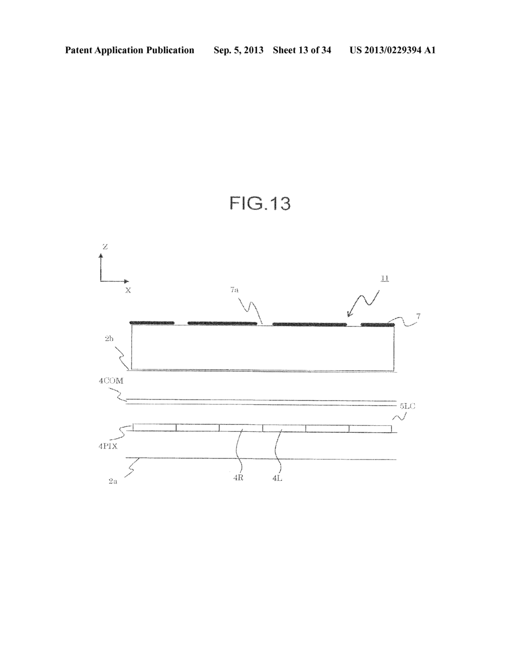 DISPLAY DEVICE, DRIVING METHOD THEREOF, TERMINAL DEVICE, AND DISPLAY PANEL - diagram, schematic, and image 14