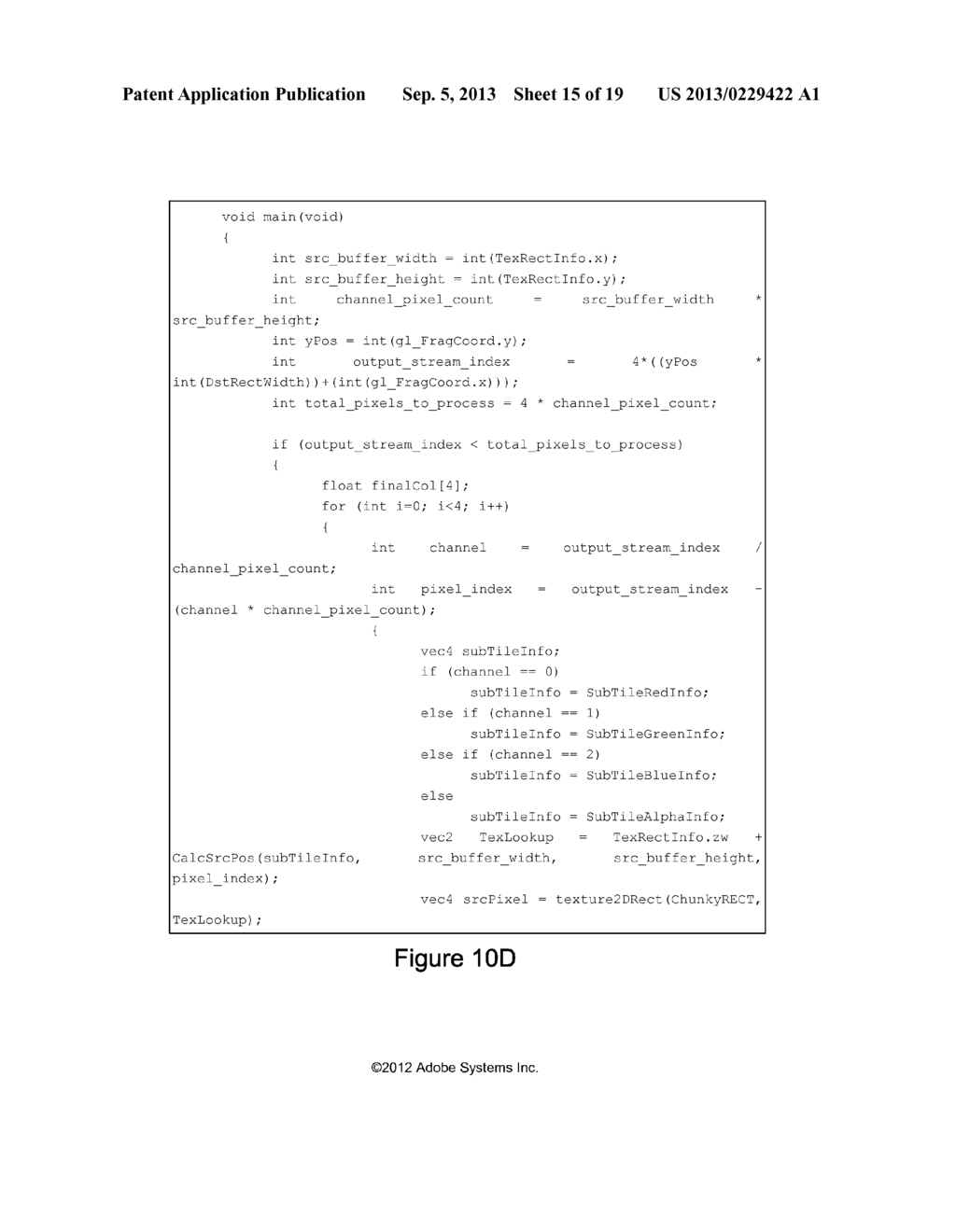 Conversion of Contiguous Interleaved Image Data for CPU Readback - diagram, schematic, and image 16