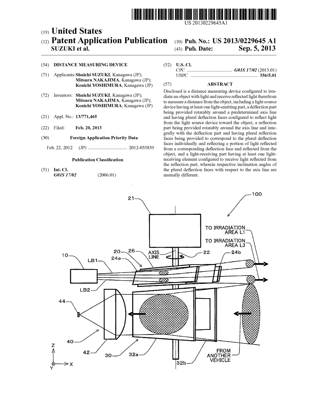 DISTANCE MEASURING DEVICE - diagram, schematic, and image 01