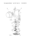 VEHICLE LAMP STEERING MECHANISM USING GEAR TRANSMISSION diagram and image