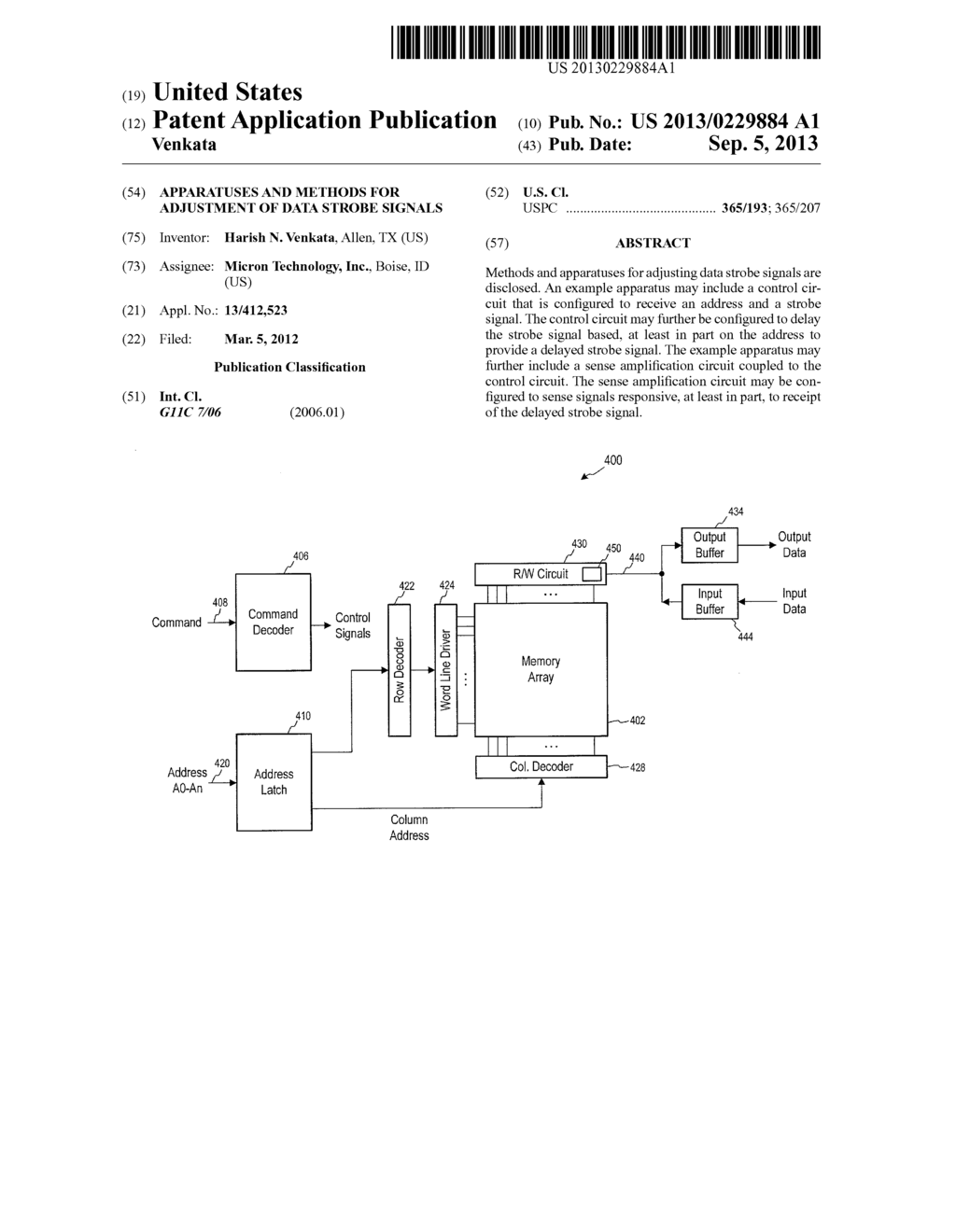 APPARATUSES AND METHODS FOR ADJUSTMENT OF DATA STROBE SIGNALS - diagram, schematic, and image 01