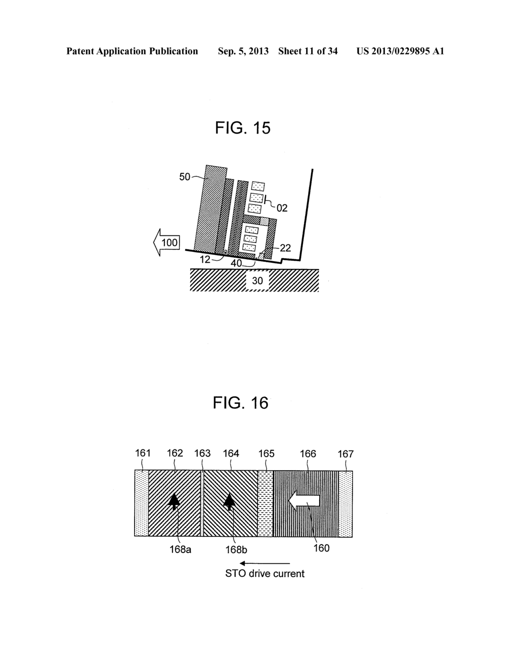 MAGNETIC HEAD, MAGNETIC RECORDING METHOD AND APPARATUS FOR CONTROLLING     MAGNETIC HEAD WITH SPIN TORQUE OSCILLATOR IN A DISK DRIVE - diagram, schematic, and image 12