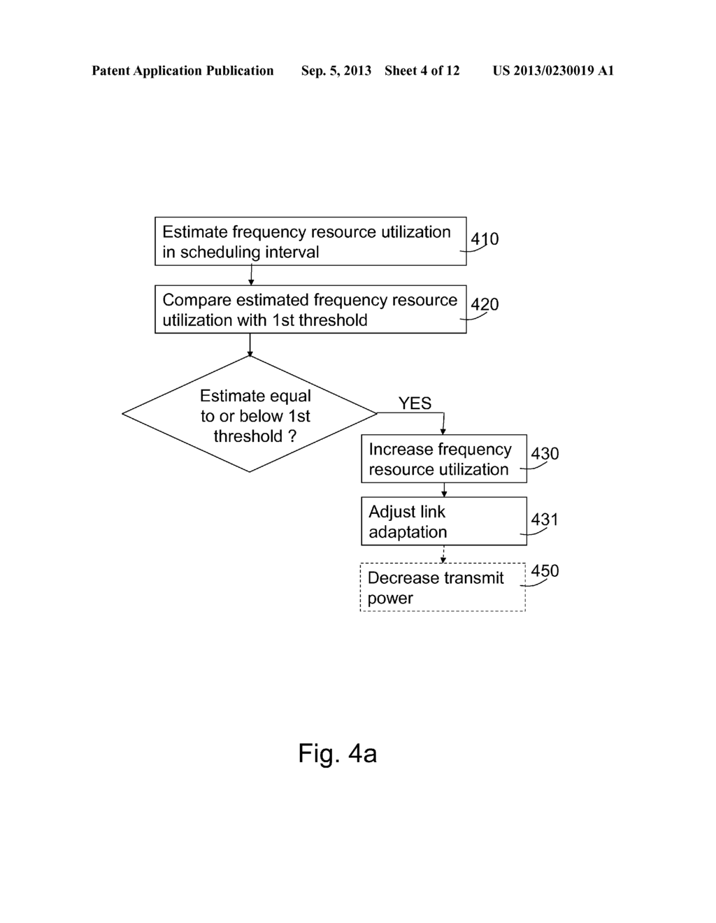 METHOD AND ARRANGEMENT FOR INTERFERENCE VARIANCE REDUCTION IN A WIRELESS     COMMUNICATION SYSTEM - diagram, schematic, and image 05