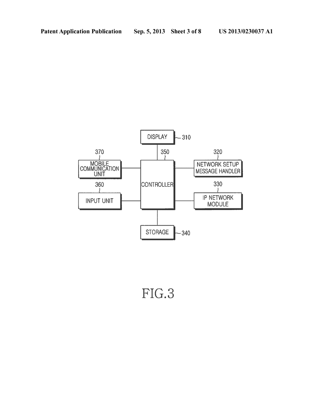 METHOD AND APPARATUS FOR SETTING UP NETWORK FOR IP COMMUNICATION IN MOBILE     TERMINAL - diagram, schematic, and image 04