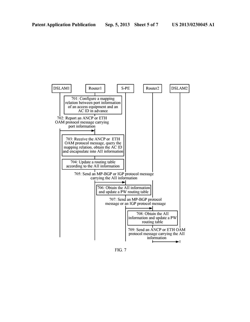 METHOD AND EQUIPMENT FOR DIFFUSING PSEUDOWIRE ROUTE - diagram, schematic, and image 06