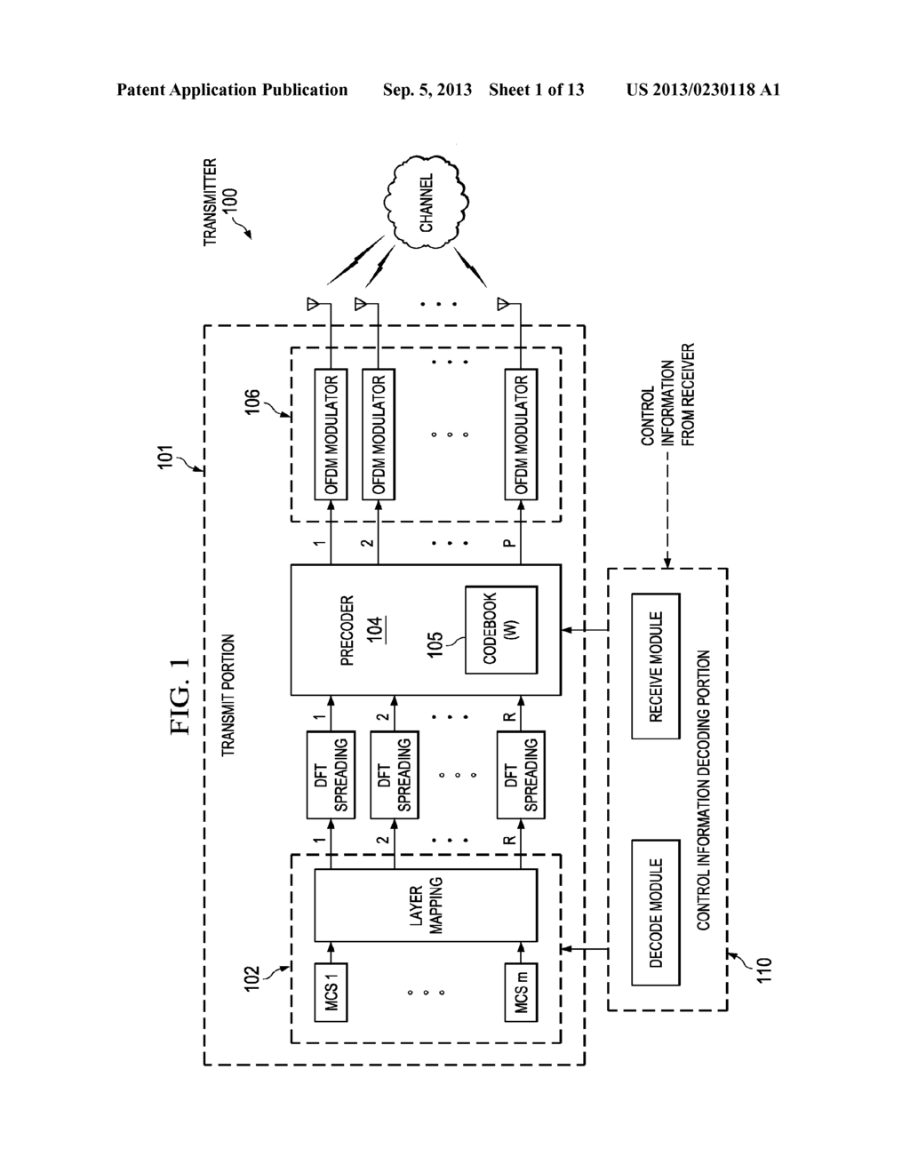 PRECODING CODEBOOK DESIGN FOR SINGLE USER MIMO - diagram, schematic, and image 02