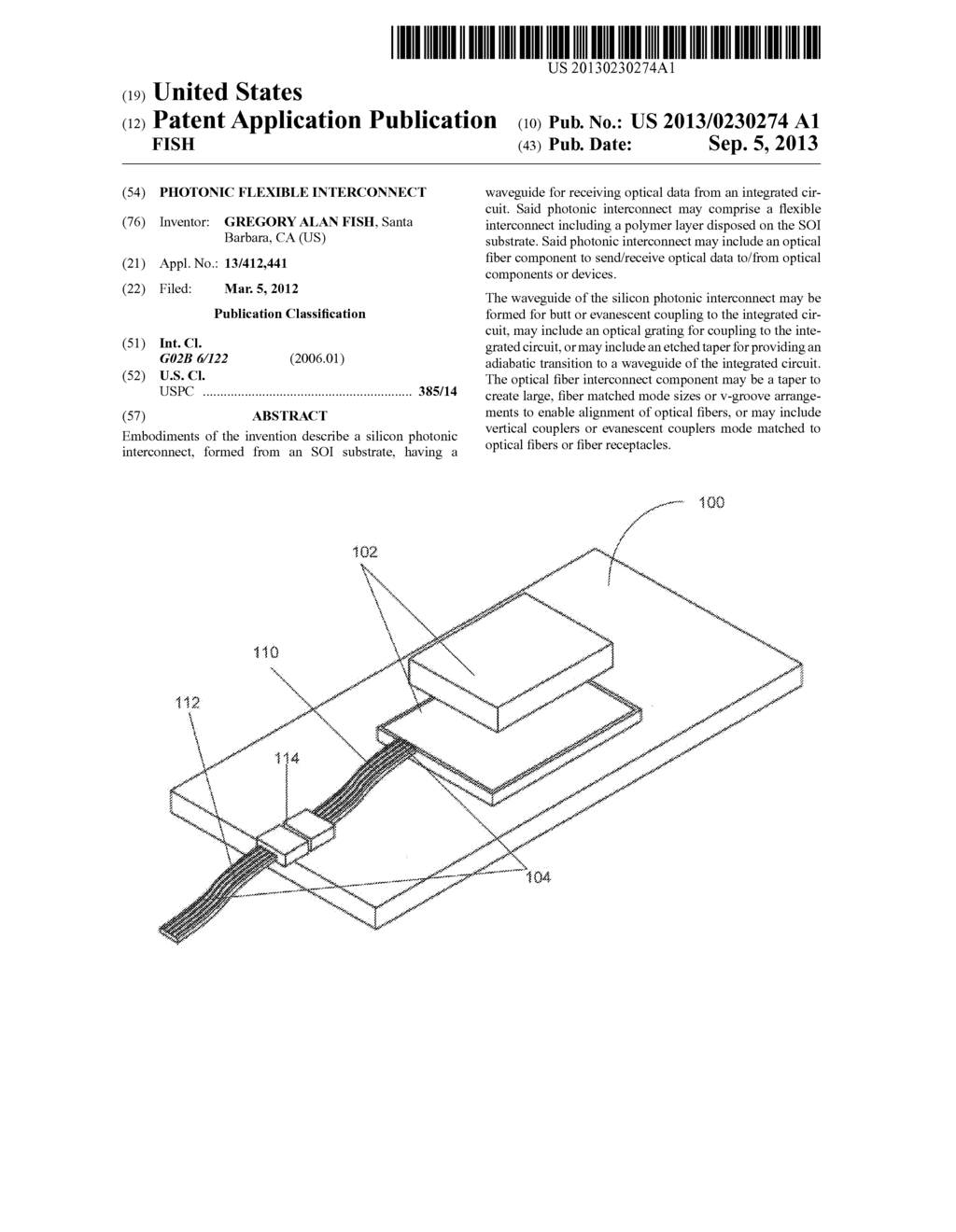 PHOTONIC FLEXIBLE INTERCONNECT - diagram, schematic, and image 01