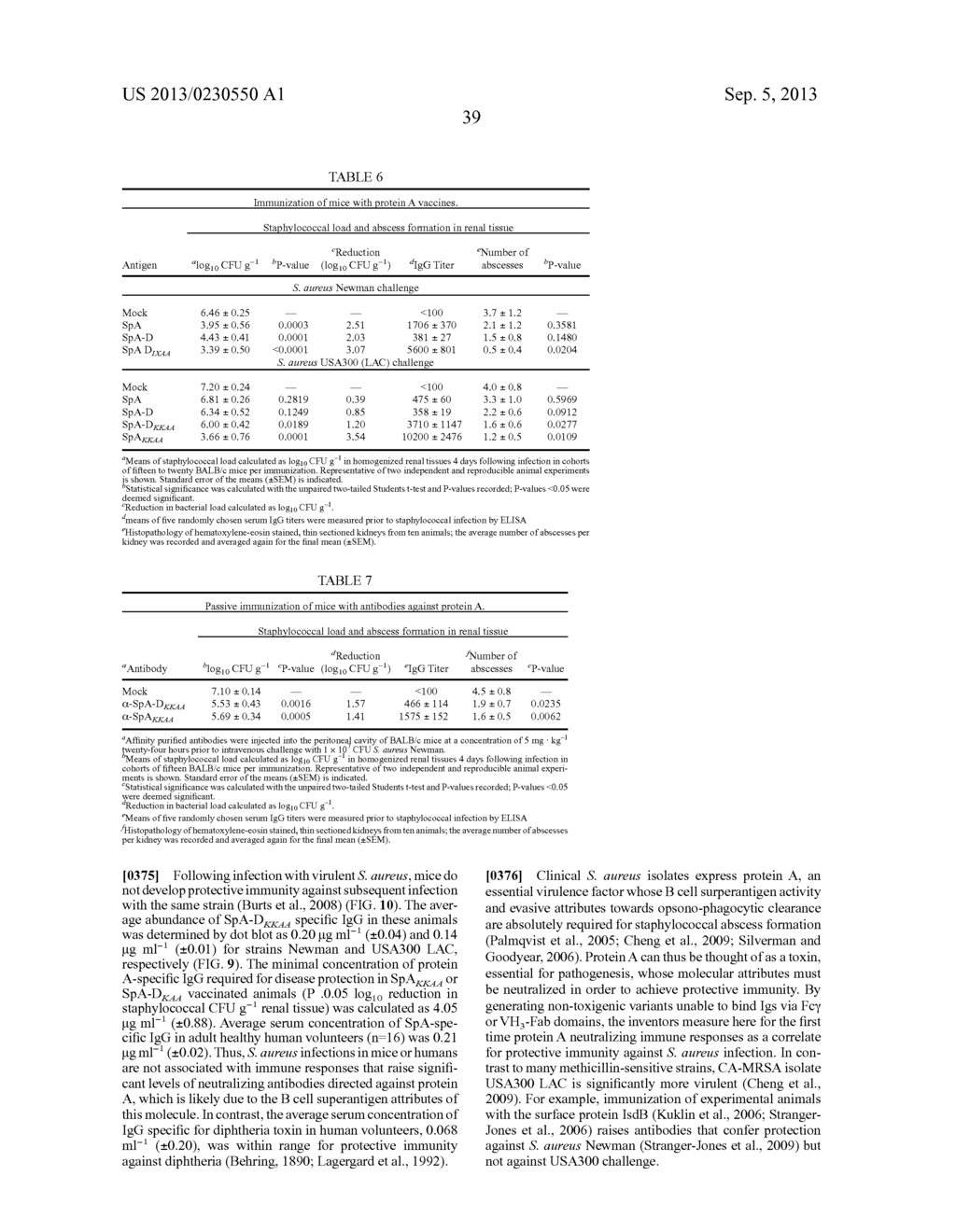 METHODS AND COMPOSITIONS INVOLVING PROTECTIVE STAPHYLOCOCCAL ANTIGENS - diagram, schematic, and image 55