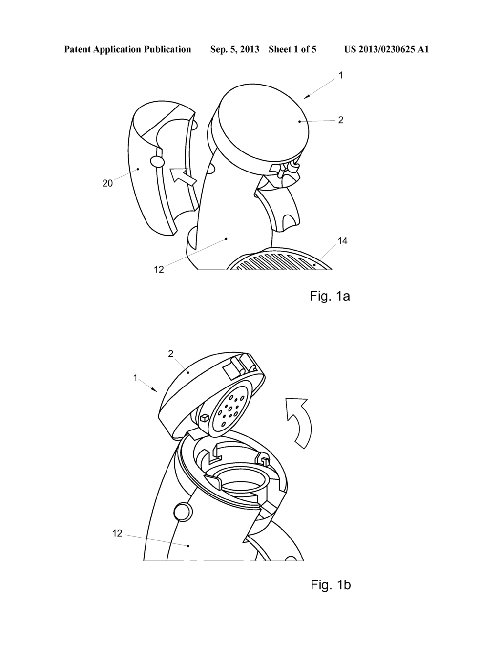 PAD WITH COVERING FILLED WITH PRODUCT TO BE EXTRACTED, ASSEMBLY OF A FIRST     AND A SECOND PAD AND METHOD FOR PREPARING A SMALL OR LARGE AMOUNT OF     BEVERAGE - diagram, schematic, and image 02