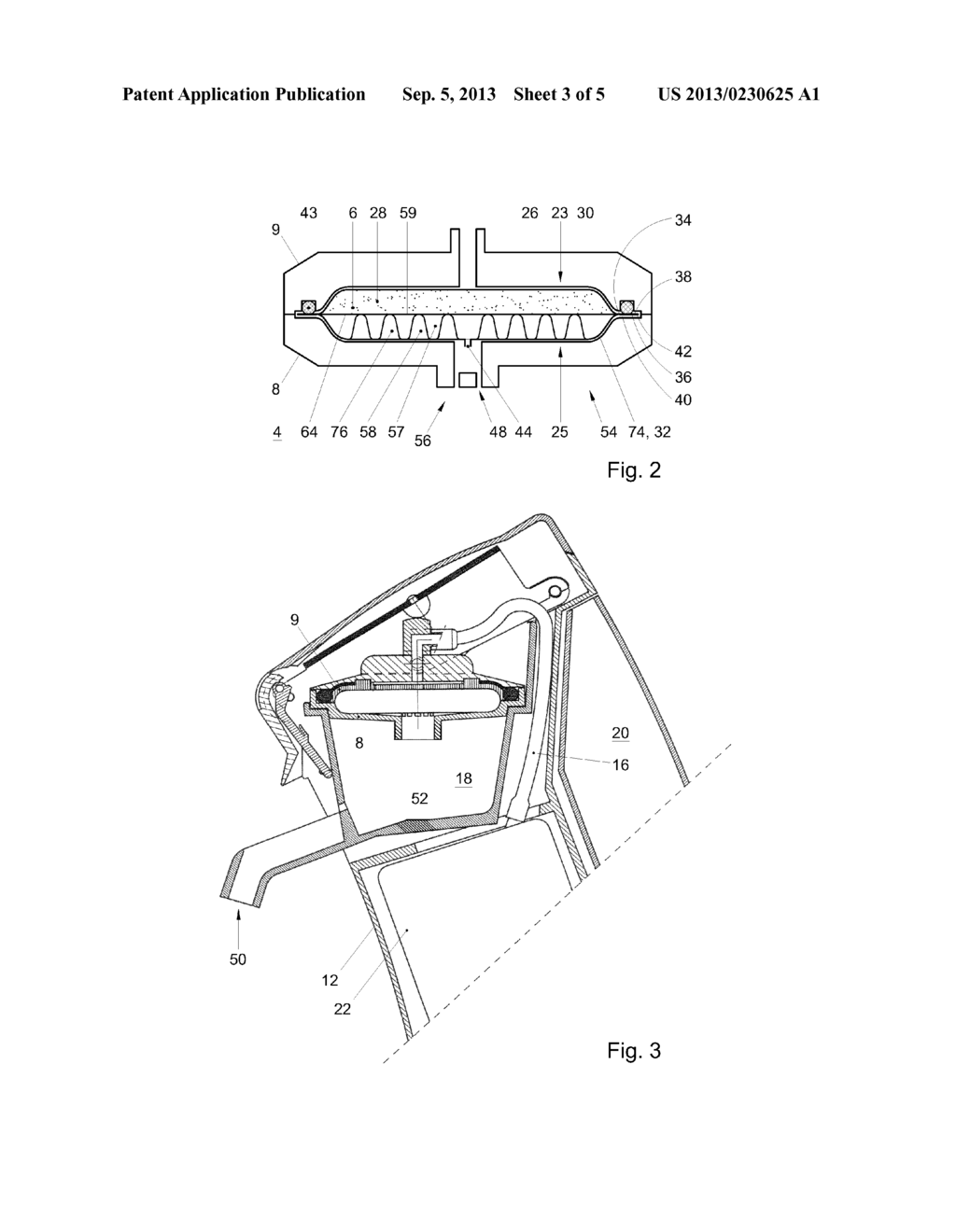 PAD WITH COVERING FILLED WITH PRODUCT TO BE EXTRACTED, ASSEMBLY OF A FIRST     AND A SECOND PAD AND METHOD FOR PREPARING A SMALL OR LARGE AMOUNT OF     BEVERAGE - diagram, schematic, and image 04