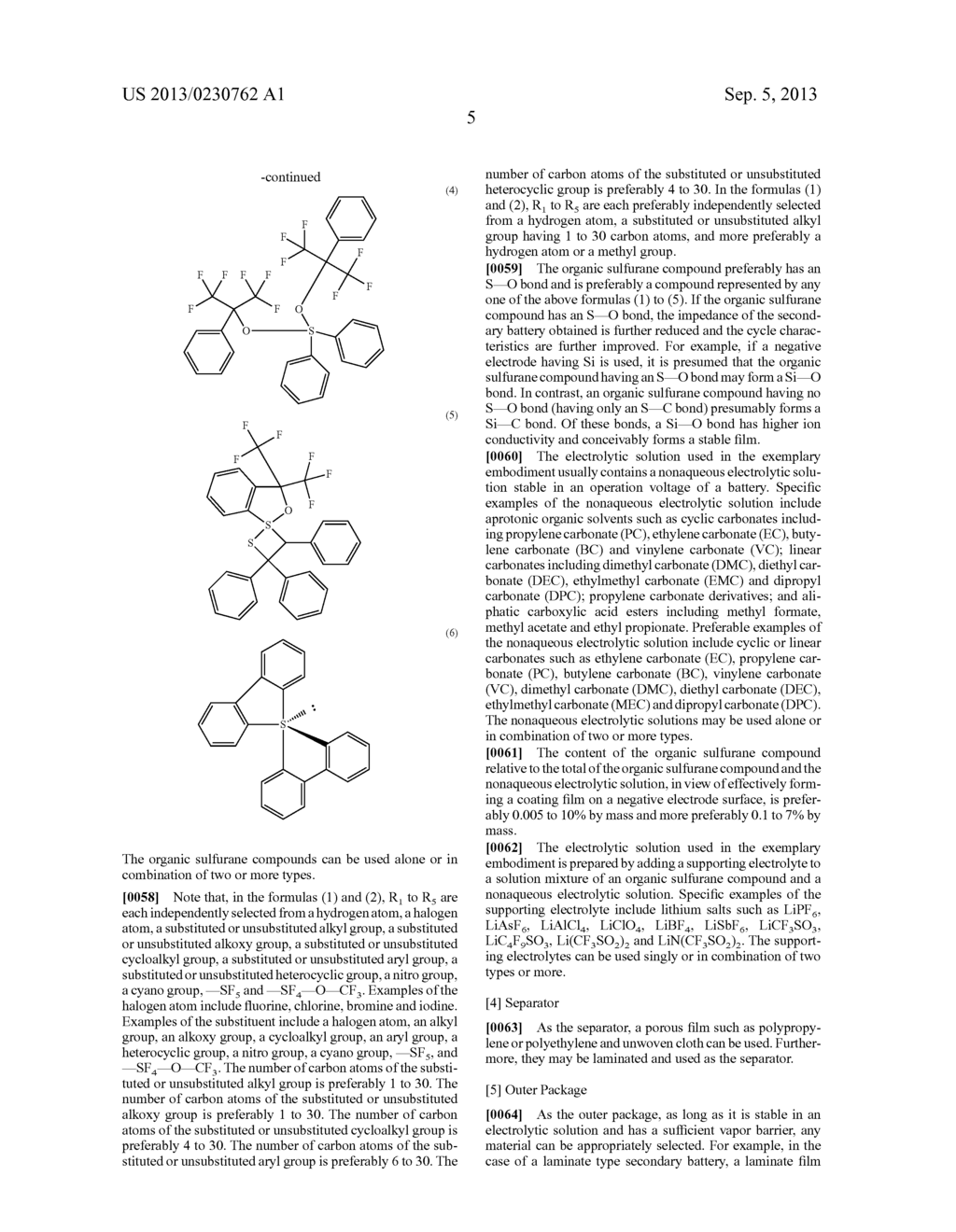 SECONDARY BATTERY AND SECONDARY BATTERY ELECTROLYTIC SOLUTION FOR USE IN     SECONDARY BATTERY - diagram, schematic, and image 10