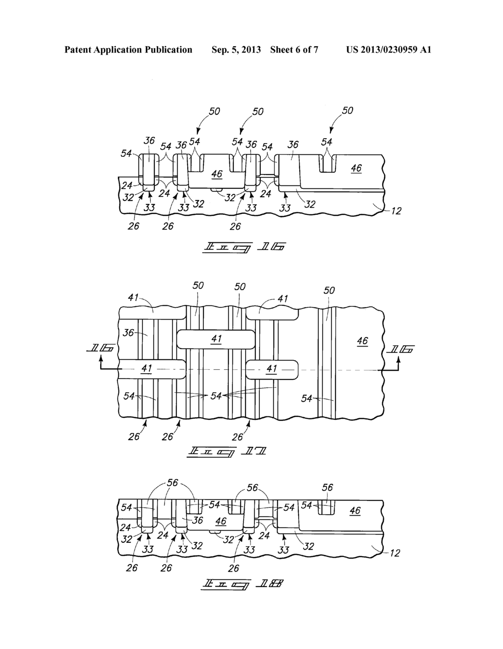 Method of Forming a Field Effect Transistor Having Source/Drain Material     Over Insulative Material - diagram, schematic, and image 07