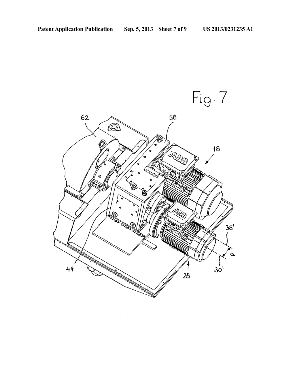 Drive Device in a Helical Conveyor Centrifuge - diagram, schematic, and image 08