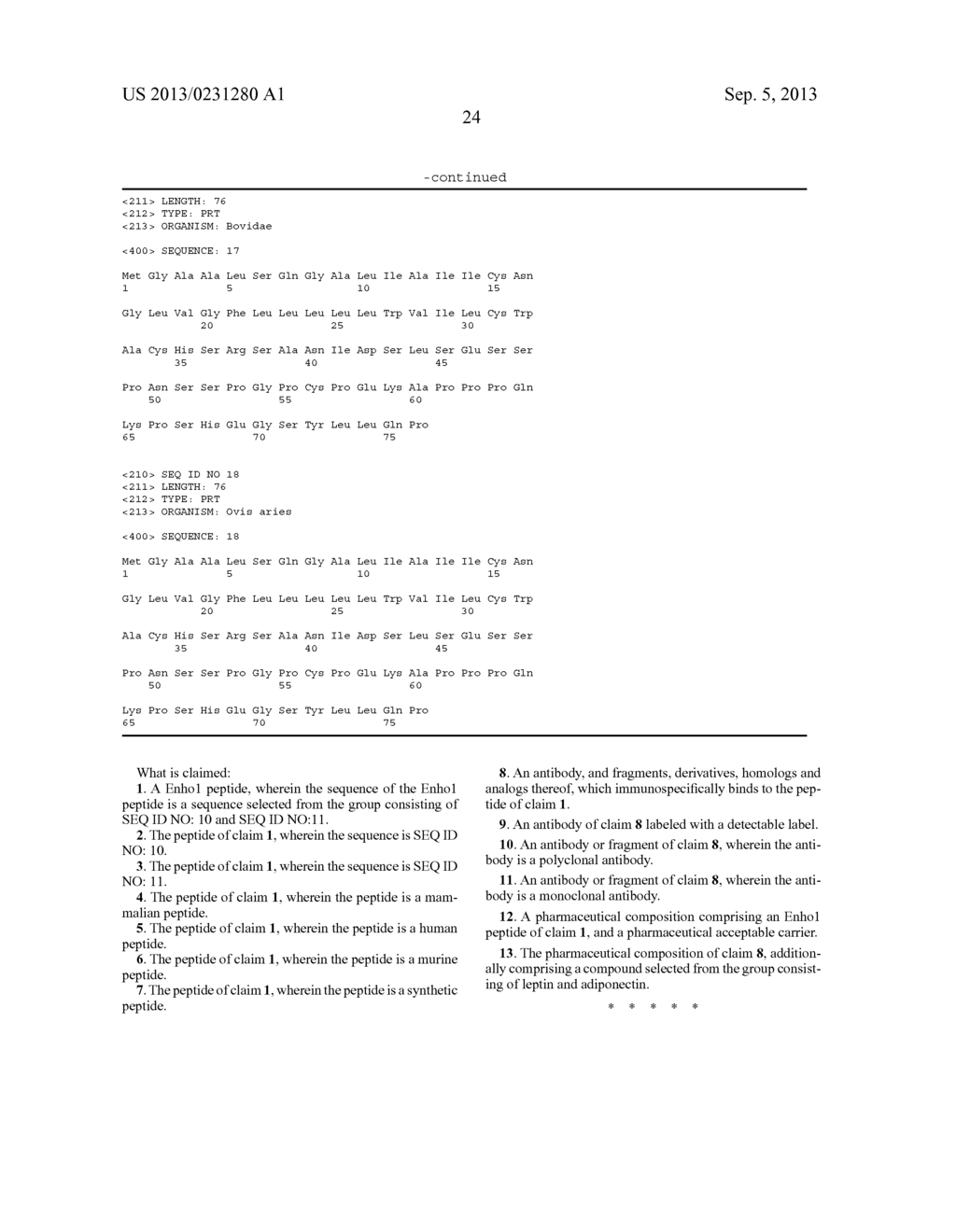 Novel Peptide Involved in Energy Homeostasis - diagram, schematic, and image 39