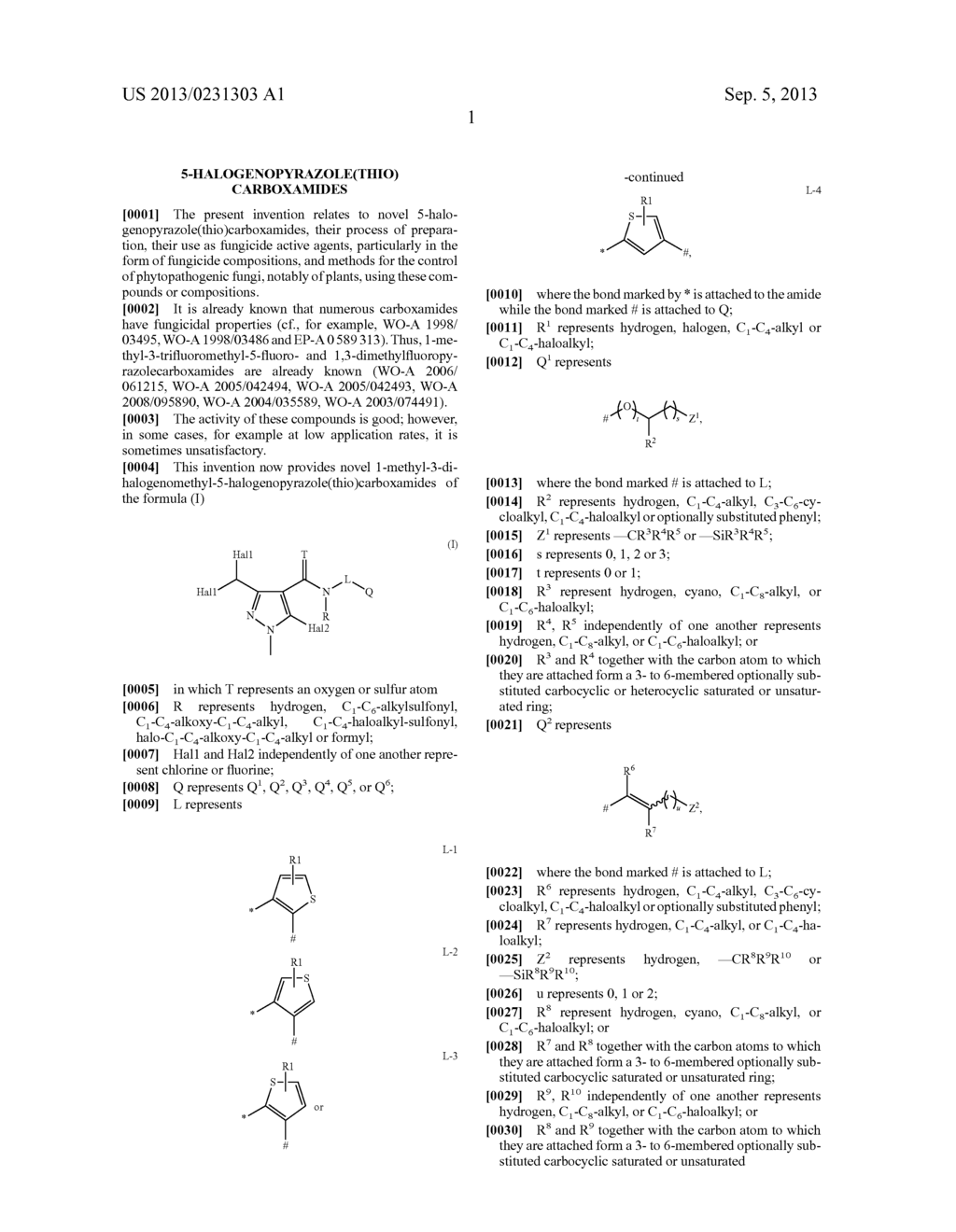 5-HALOGENOPYRAZOLE(THIO)CARBOXAMIDES - diagram, schematic, and image 02