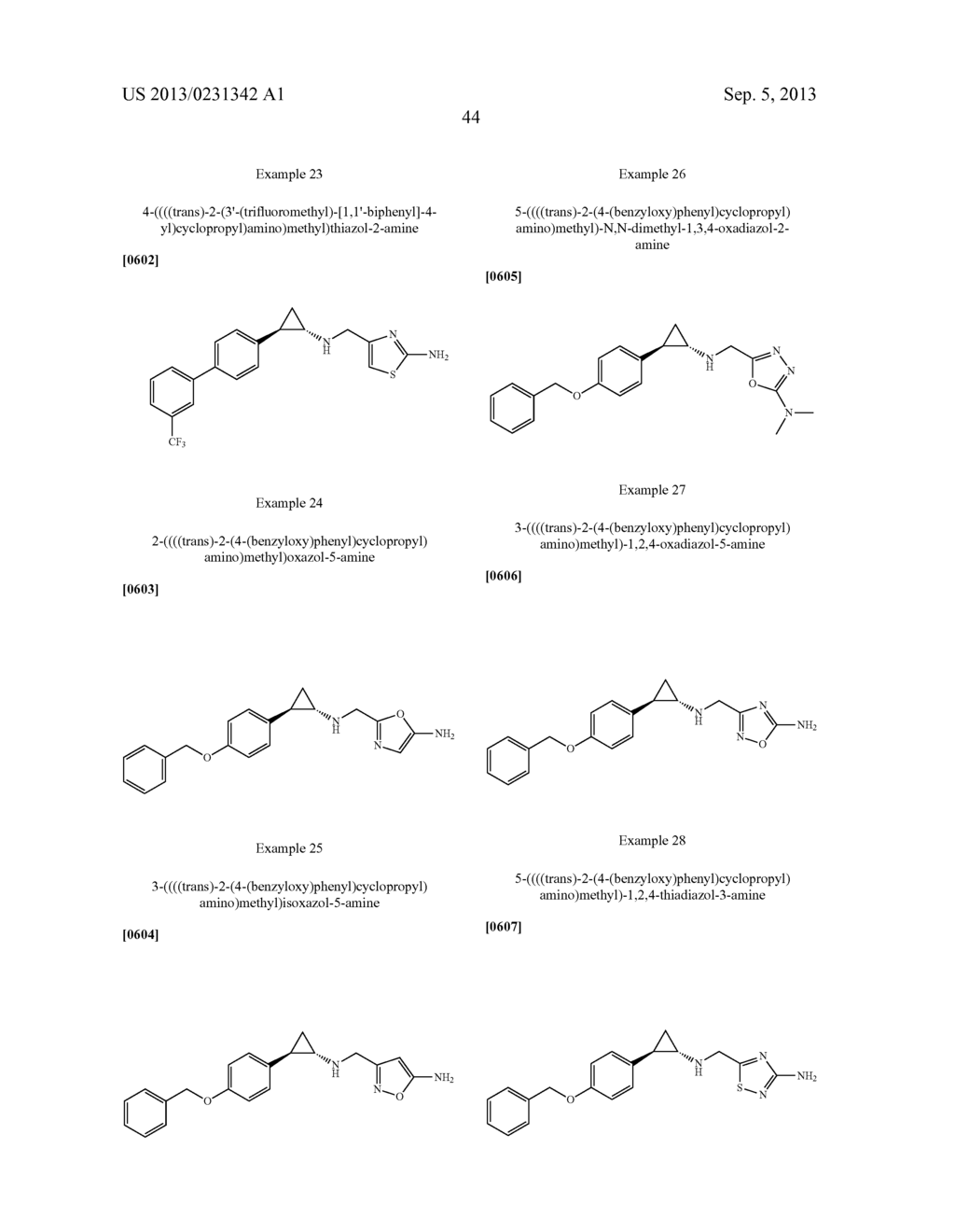 ARYLCYCLOPROPYLAMINE BASED DEMETHYLASE INHIBITORS OF LSD1 AND THEIR     MEDICAL USE - diagram, schematic, and image 46