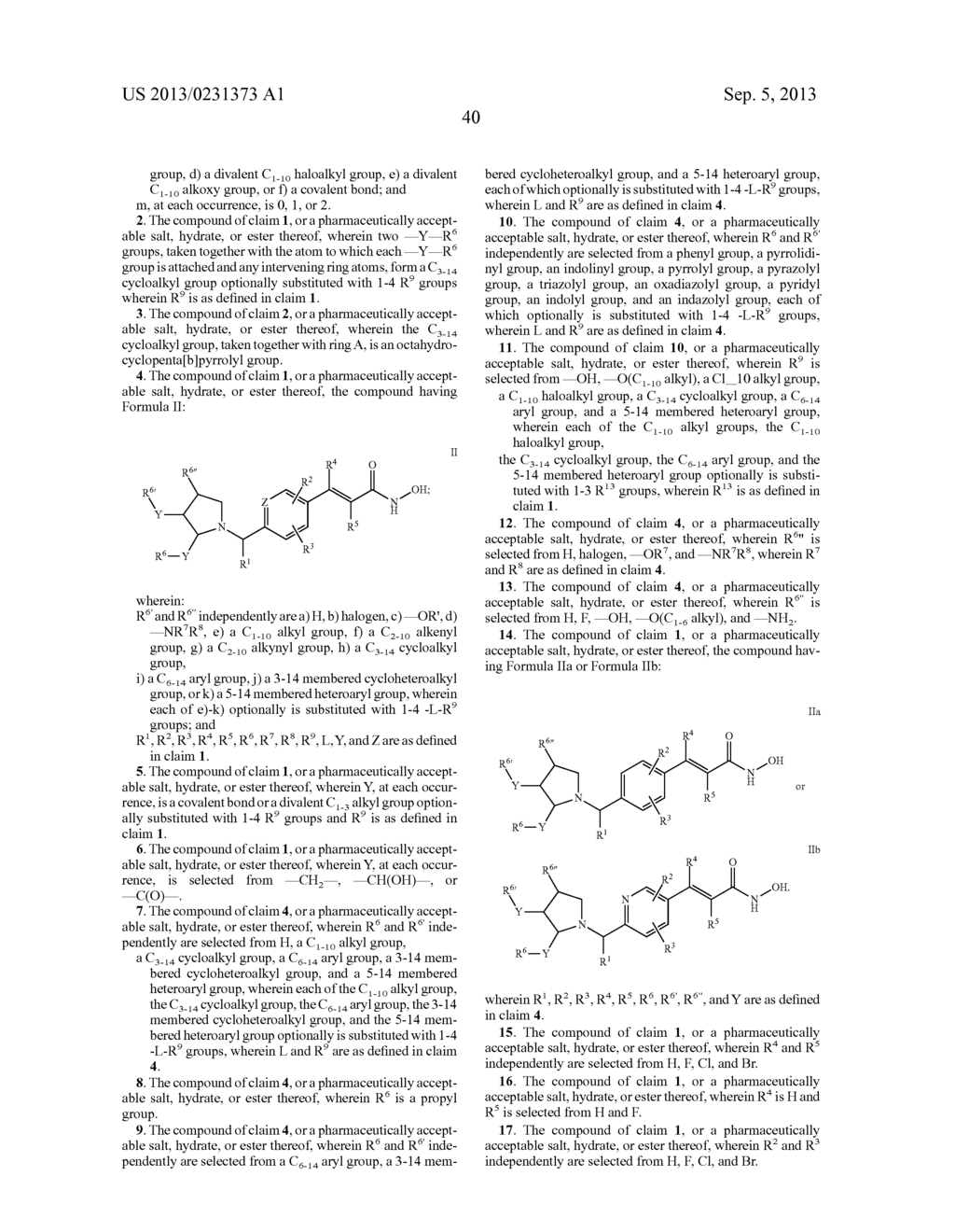 HYDROXAMATE-BASED INHIBITORS OF DEACETYLASES - diagram, schematic, and image 41