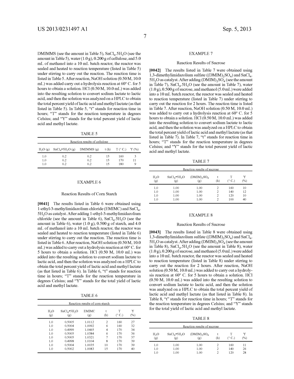 Synthesis of Lactic Acid and Alkyl Lactate from Carbohydrate-Containing     Materials - diagram, schematic, and image 09