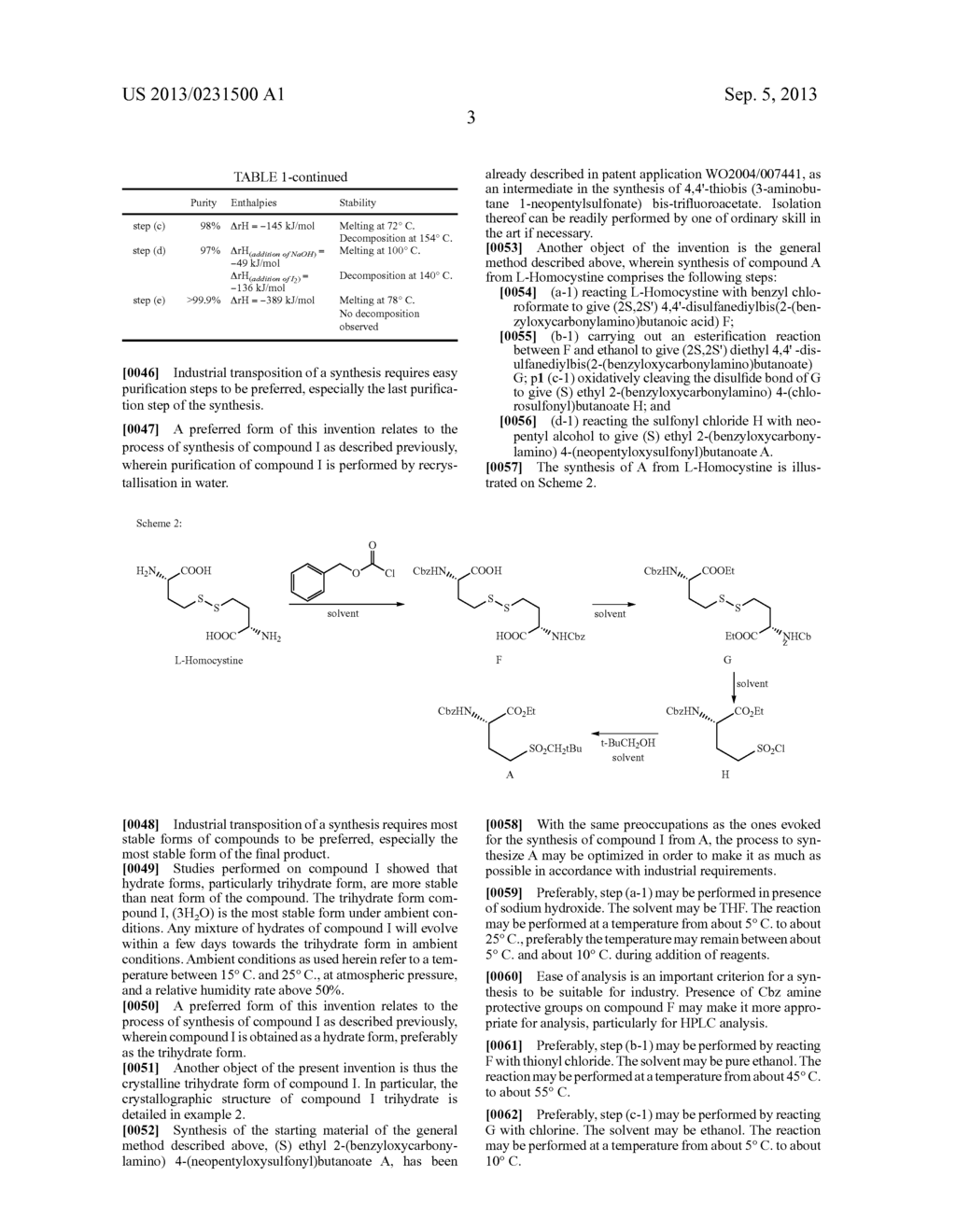 METHOD FOR THE PREPARATION OF (3S, 3S') 4,4'-DISULFANEDIYLBIS     (3-AMINOBUTANE 1-SULFONIC ACID) - diagram, schematic, and image 06