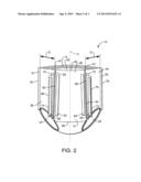 ADJUSTABLE PANT-LIKE DISPOSABLE UNDERGARMENT WITH FULLY SEVERED FRONT     PANEL diagram and image