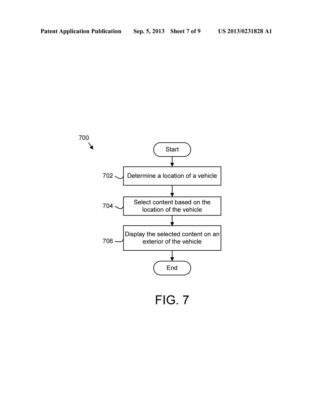 APPARATUS, SYSTEM, AND METHOD FOR DISPLAYING CONTENT ON A VEHICLE - diagram, schematic, and image 08