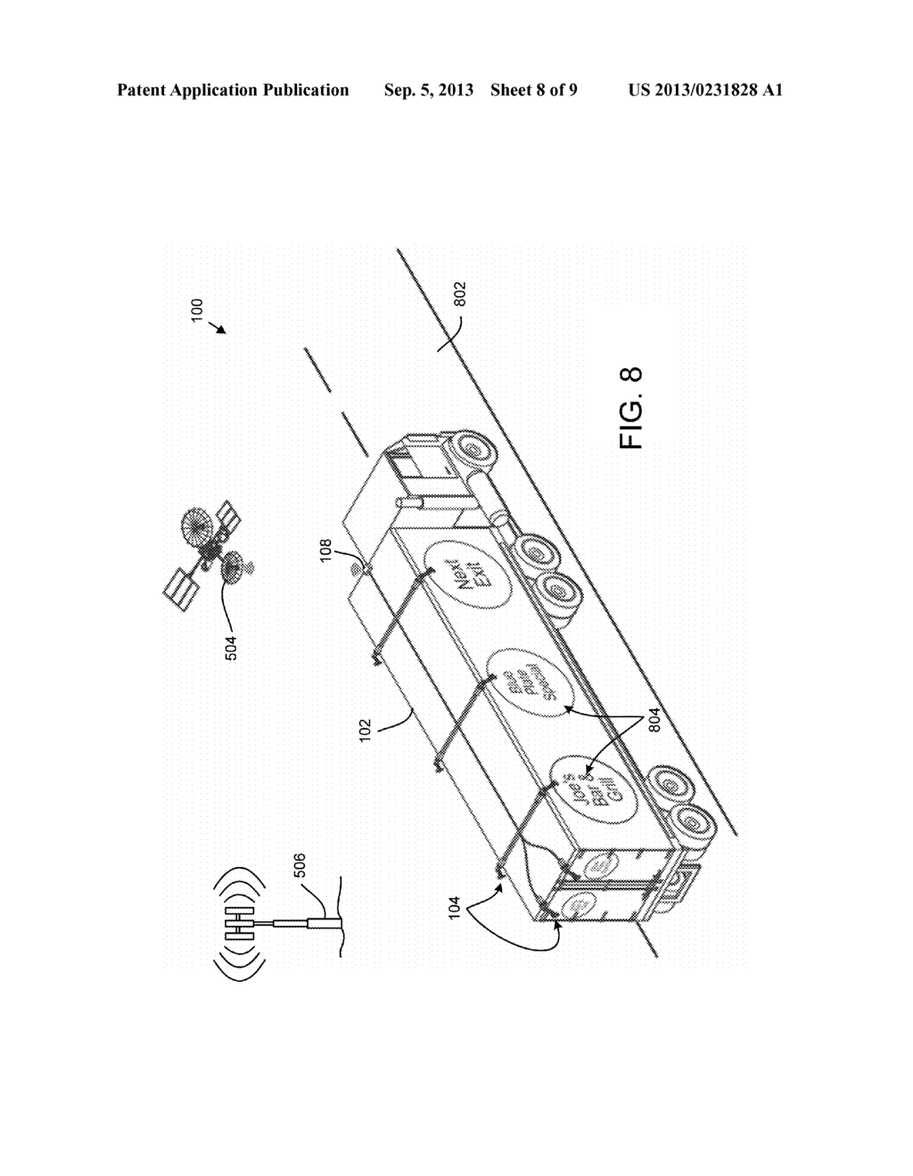 APPARATUS, SYSTEM, AND METHOD FOR DISPLAYING CONTENT ON A VEHICLE - diagram, schematic, and image 09