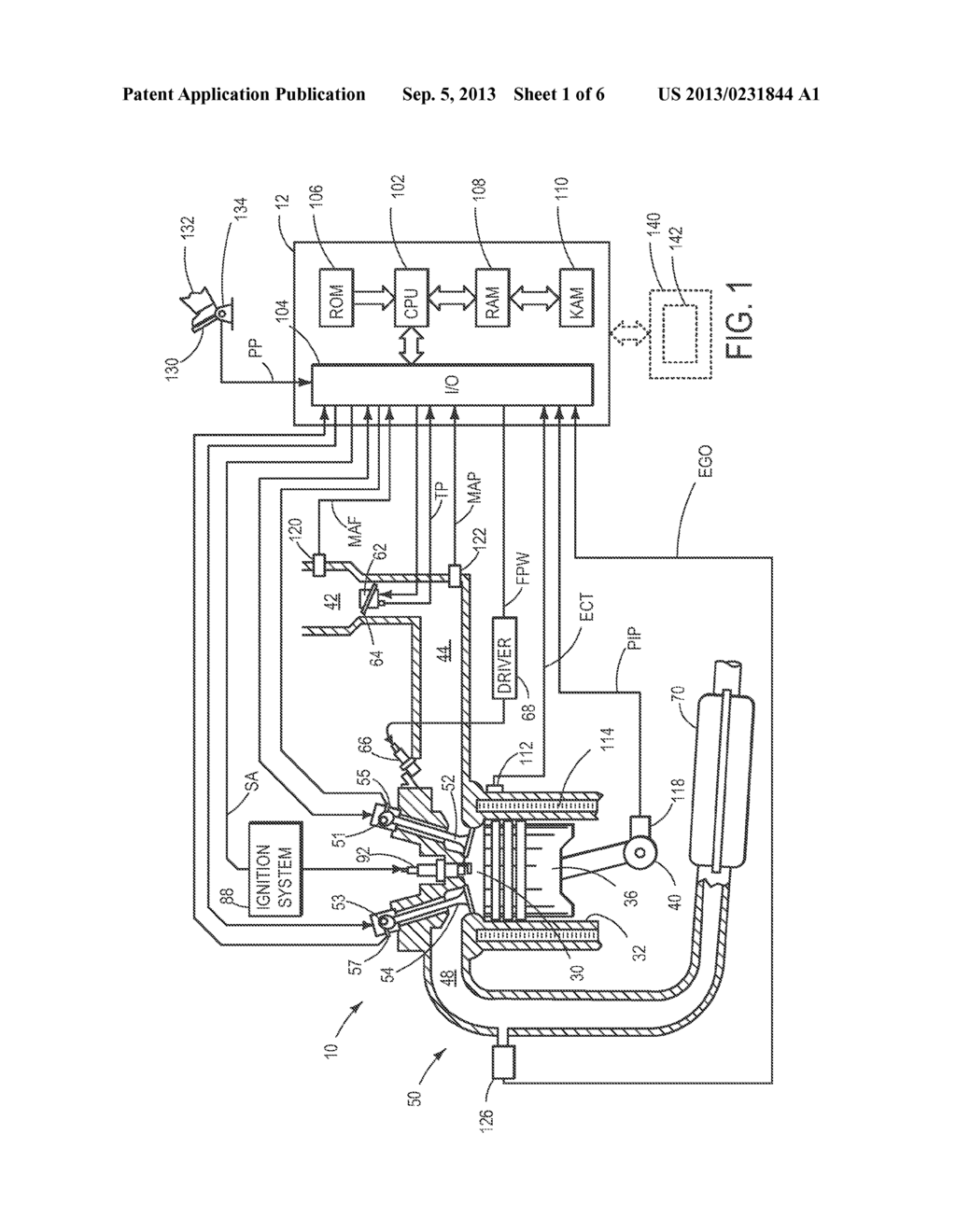 NON-INTRUSIVE EXHAUST GAS SENSOR MONITORING - diagram, schematic, and image 02