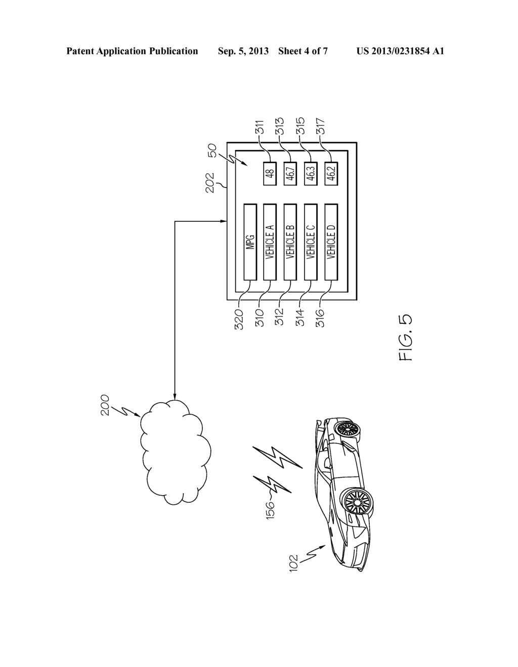 Vehicles For Communicating Vehicle Parameters To A Networked Server - diagram, schematic, and image 05