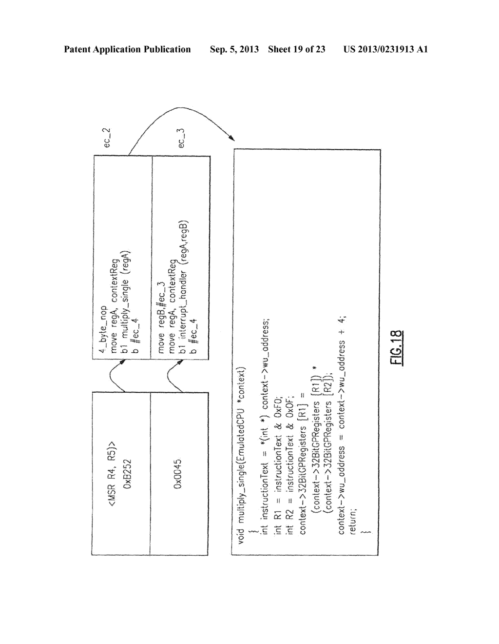 Self Initialized Host Cell Spatially Aware Emulation of a Computer     Instruction Set - diagram, schematic, and image 20