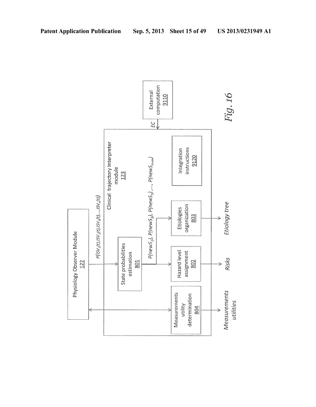 SYSTEMS AND METHODS FOR TRANSITIONING PATIENT CARE FROM SIGNAL-BASED     MONITORING TO RISK-BASED MONITORING - diagram, schematic, and image 16