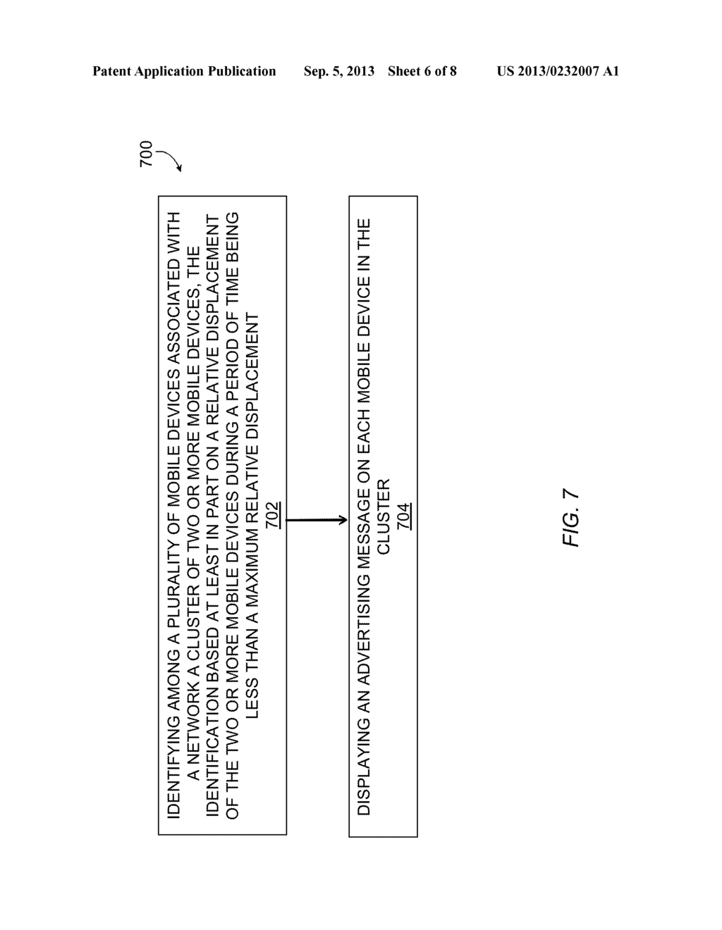 MOBILE DEVICE CLUSTER ADVERTISEMENT DELIVERY - diagram, schematic, and image 07