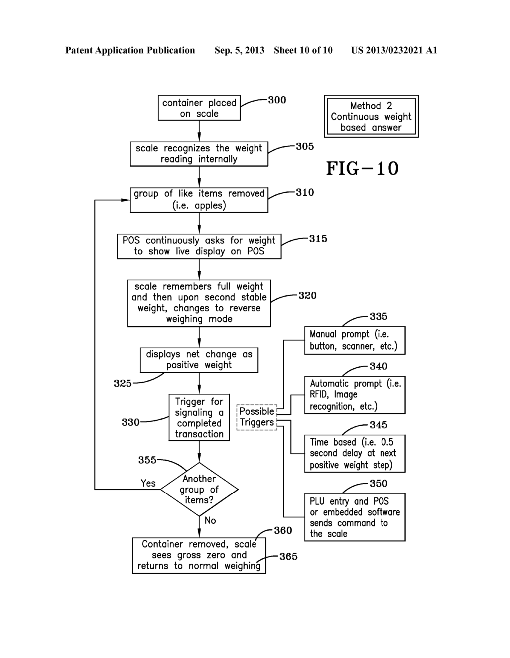 SYSTEM AND METHOD FOR DIFFERENTIAL WEIGHING OF ITEMS AND REUSABLE     CONTAINER FOR USE THEREWITH - diagram, schematic, and image 11