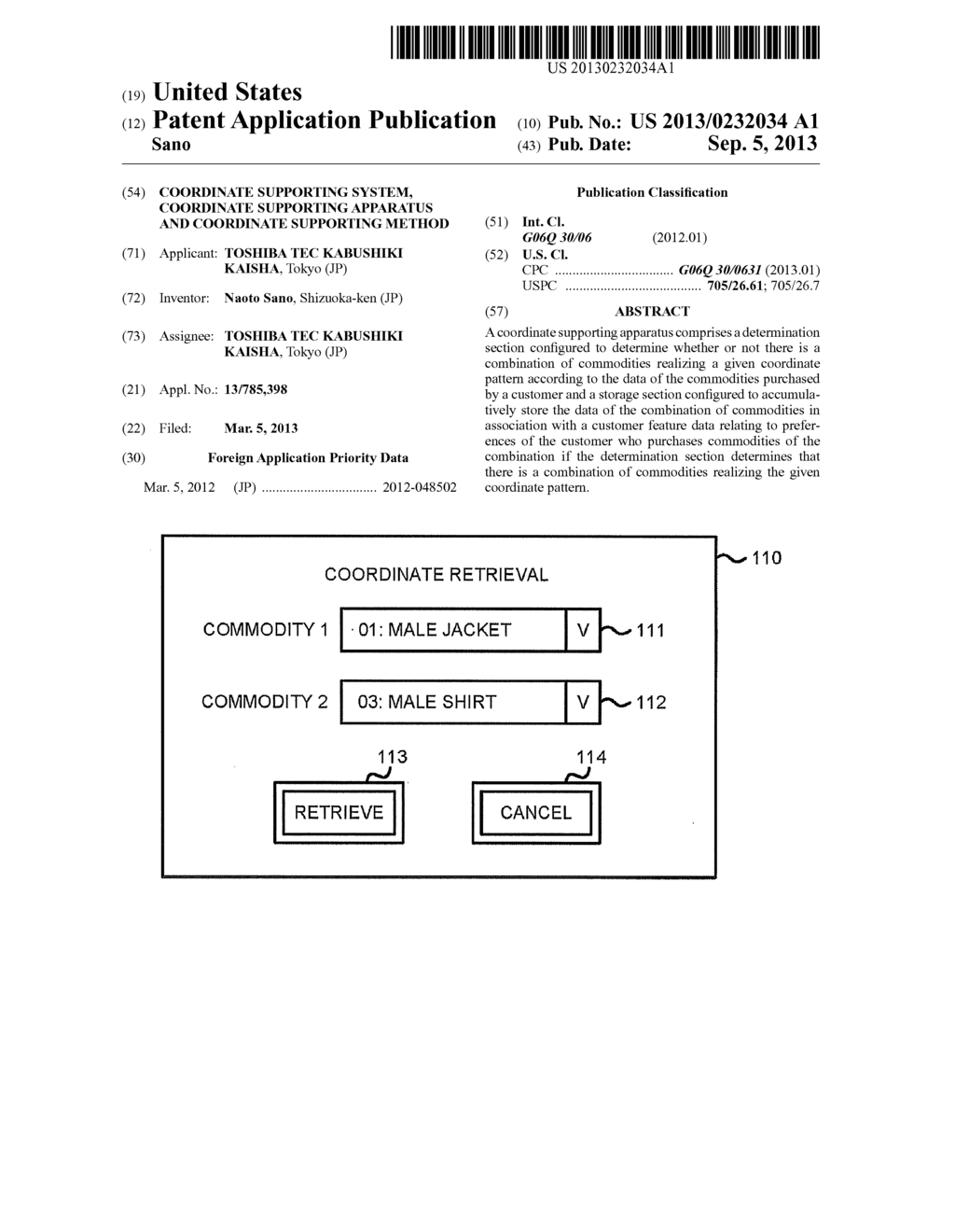 COORDINATE SUPPORTING SYSTEM, COORDINATE SUPPORTING APPARATUS AND     COORDINATE SUPPORTING METHOD - diagram, schematic, and image 01