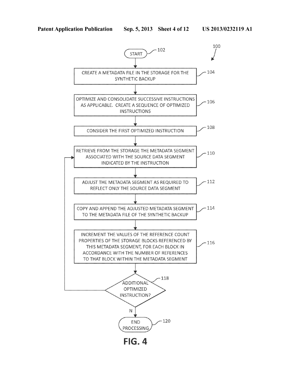 CREATION OF SYNTHETIC BACKUPS WITHIN DEDUPLICATION STORAGE SYSTEM - diagram, schematic, and image 05