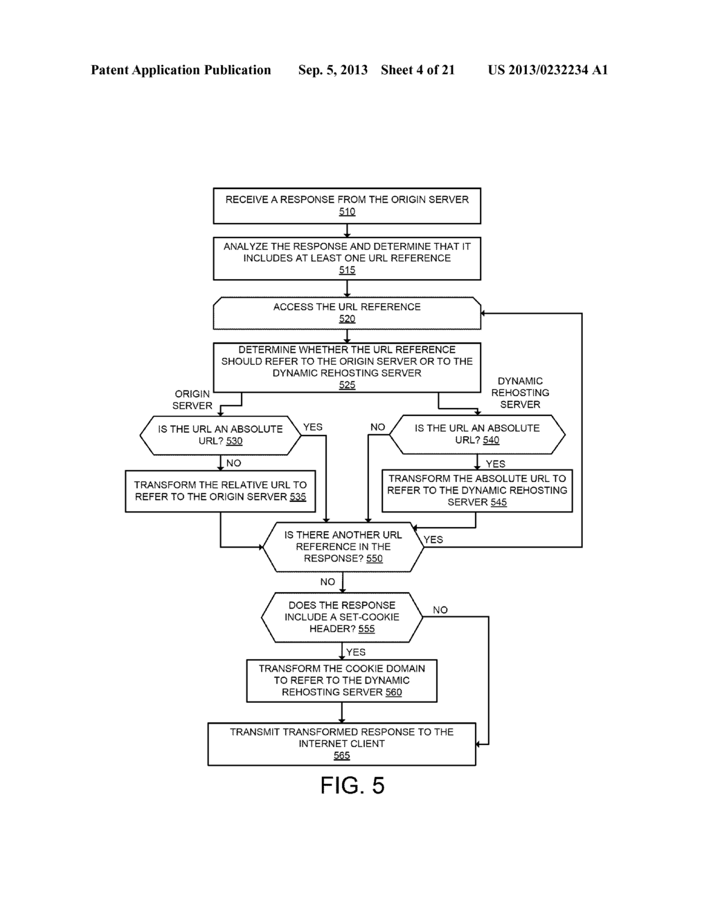 DYNAMICALLY REHOSTING WEB CONTENT - diagram, schematic, and image 05