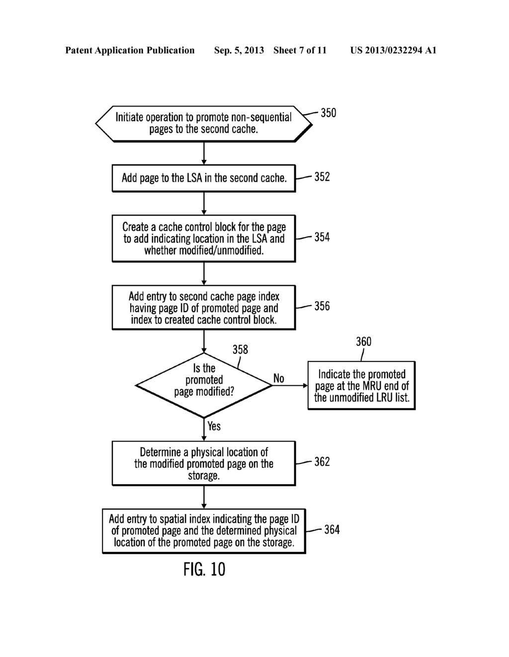 ADAPTIVE CACHE PROMOTIONS IN A TWO LEVEL CACHING SYSTEM - diagram, schematic, and image 08