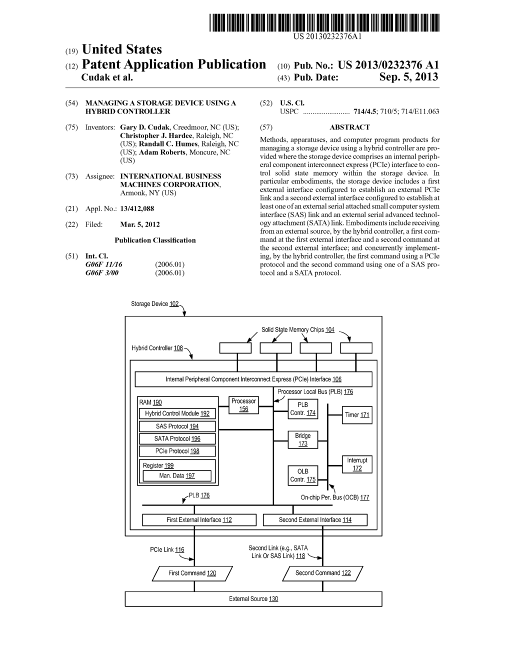 Managing A Storage Device Using A Hybrid Controller - diagram, schematic, and image 01