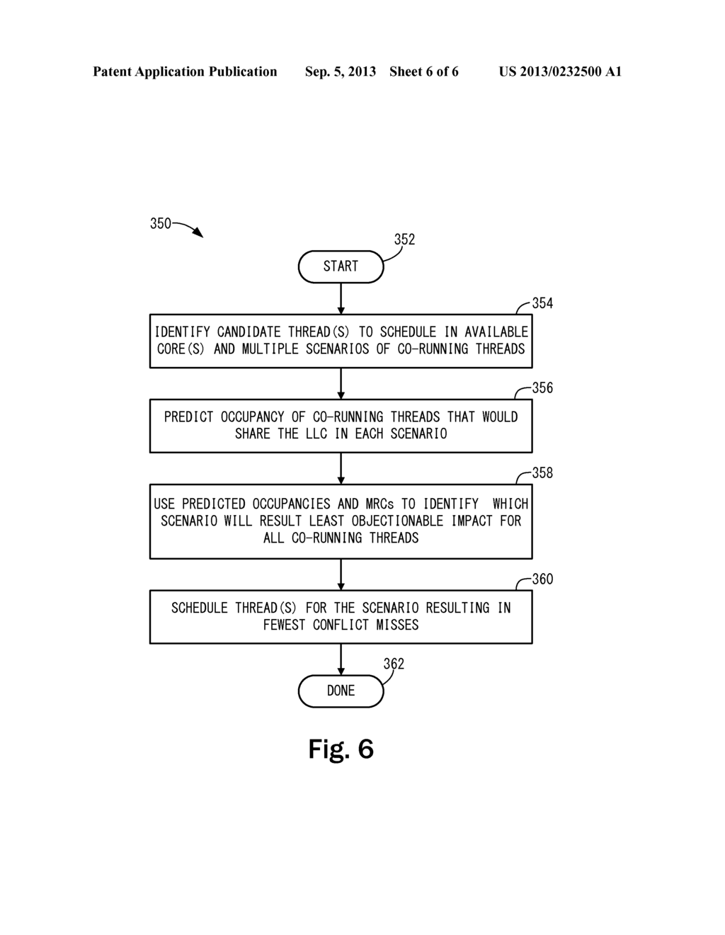 CACHE PERFORMANCE PREDICTION AND SCHEDULING ON COMMODITY PROCESSORS WITH     SHARED CACHES - diagram, schematic, and image 07