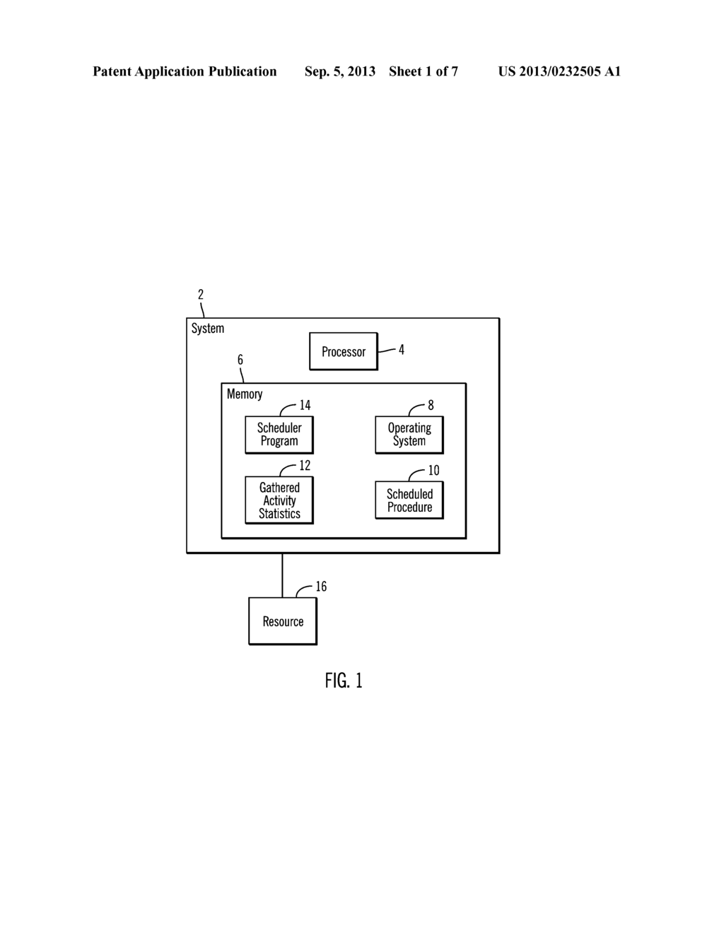 USING GATHERED SYSTEM ACTIVITY STATISTICS TO DETERMINE WHEN TO SCHEDULE A     PROCEDURE - diagram, schematic, and image 02