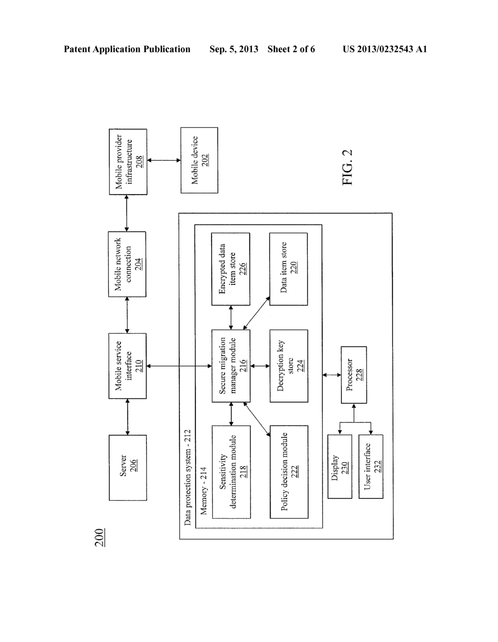 SYSTEM AND METHOD TO PROVIDE SERVER CONTROL FOR ACCESS TO MOBILE CLIENT     DATA - diagram, schematic, and image 03